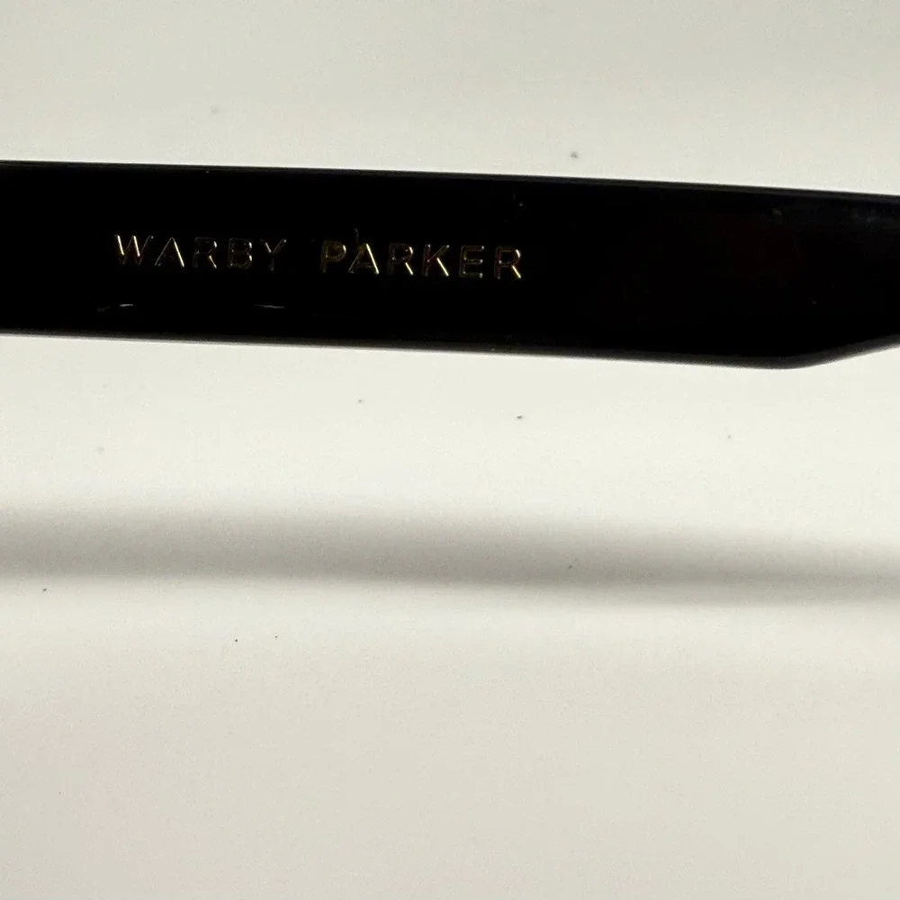 Warby Parker Rhea M 100 Eyeglasses Jet Black Cat Eye Frame 55-17-140 Mens Womens